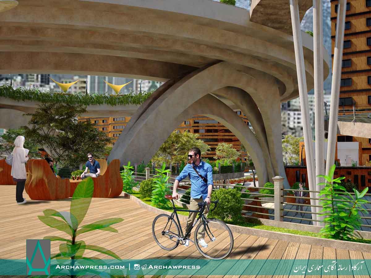 مسابقه طراحی شهری محور پیاده تونل رسالت